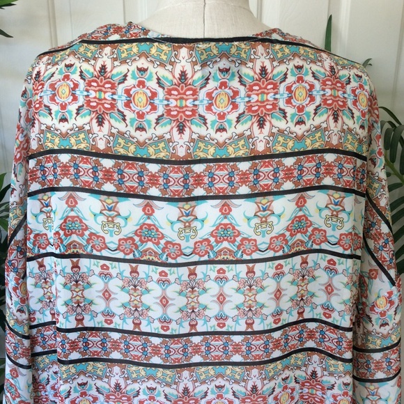 Como Vintage XL Tribal Boho Kimono Duster - Picture 5 of 8